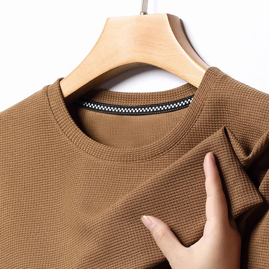 Round Neck Short Sleeved T-shirt for Men's  Sleeved Top