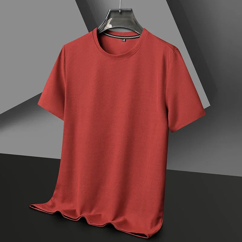 Round Neck Short Sleeved T-shirt for Men's  Sleeved Top